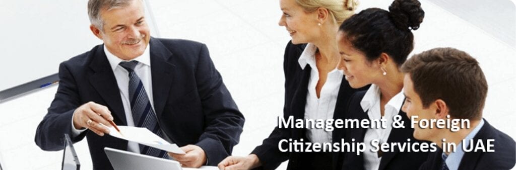 Management & Foreign Citizenship Services in UAE